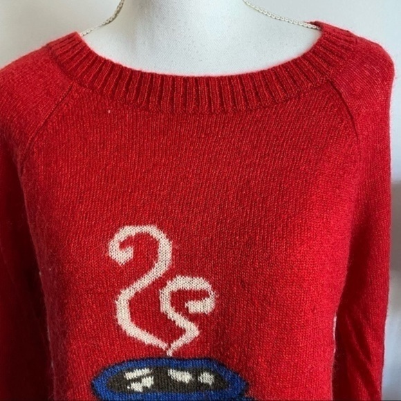 Woolrich • Red Wool Mohair Coffee Mug Sweater - Picture 5 of 6
